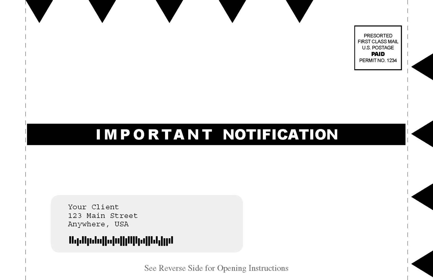 Important Notice Z fold 14 inch snap pack